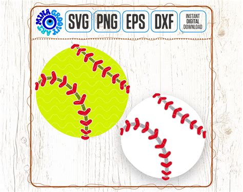 Softball Svg Baseball Svg Baseball Mom Svg Png Dxf Eps Softball