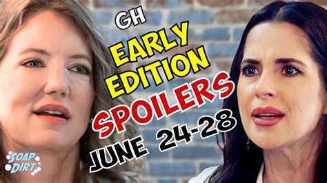 General Hospital Early Weekly Spoilers June 24 28 Sam Rages Nina