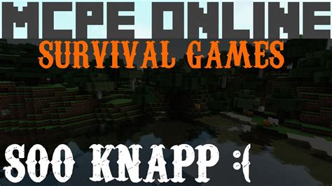 Knapp Survival Games Minecraft Pocket Edition Online Let S Play