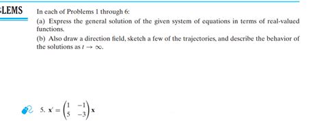 Solved Blems In Each Of Problems Through A Express Chegg