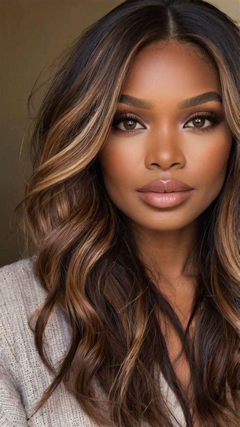 How To Achieve Balayage This Fall 🍁 Hair Color For Dark Skin Hair Color For Black Hair