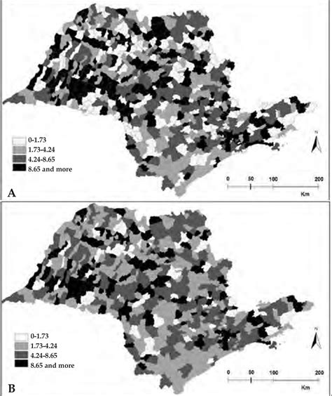 Scielo Brasil Spatial Approach Of Leprosy In The State Of São Paulo 2009 2012 Spatial