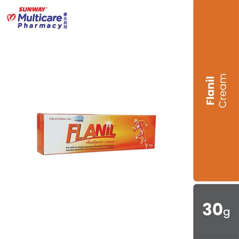 Flanil Analgesic Cream 30g Lazada