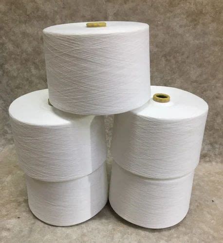 Raw White Polyester Spun Yarn Ne At Rs Kg In Surat Id