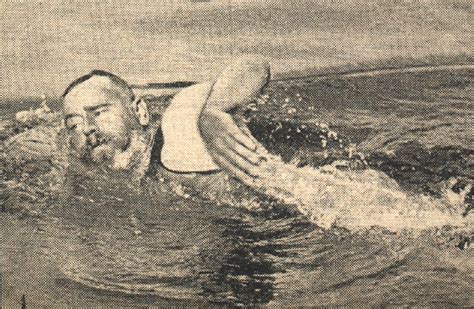 Newspaper Cutting Of Channel Swimmer Tw Burgess Channel Swimming Dover