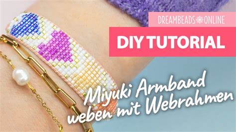 Miyuki Armband Weben Mit Webrahmen Diy Armb Nder Herstellen