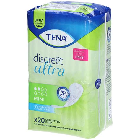 TENA LADY DISCREET MINI Protection Anatomique Fine Pour Incontinence