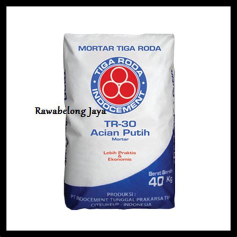 Jual Semen Acian Putih Tr 30 Mortar Toga Roda Tr30 Shopee Indonesia