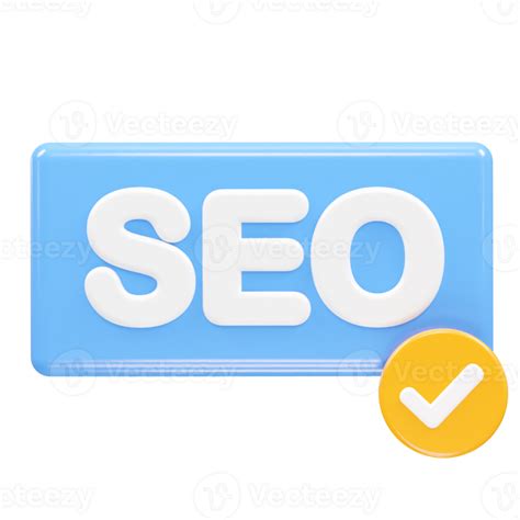 Seo Icon 3d Illustration Rendering Transparent Element 33158034 Png