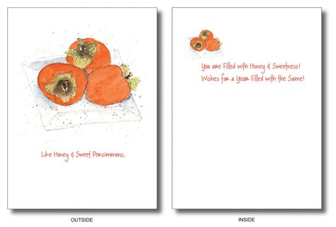 Persimmons – Words & Watercolors