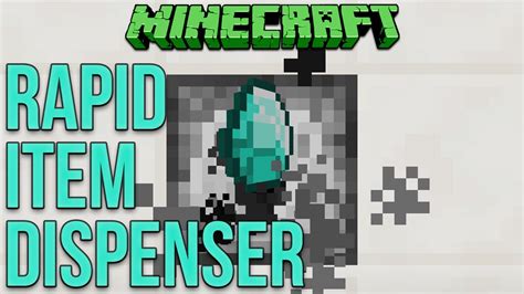 Minecraft 1 11 Rapid Item Dispenser Tutorial YouTube