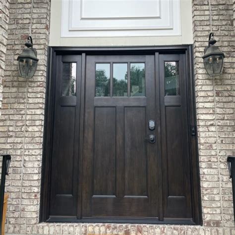 Craftsman Fiberglass Flush Glazed Smooth Or Woodgrain Arizona Door