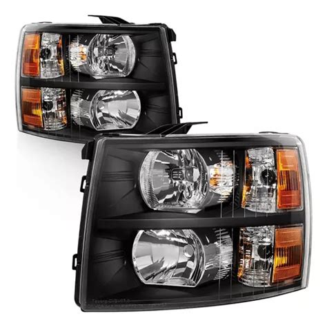 Faros Cheyenne Silverado Negros Performance Env O Gratis