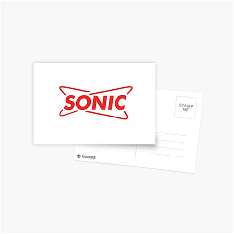 "Sonic Drive In New Logo" Postcard by callnoyce | Redbubble