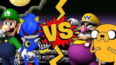 M U G E N Battles Luigi Metal Sonic Vs Wario Jake Youtube