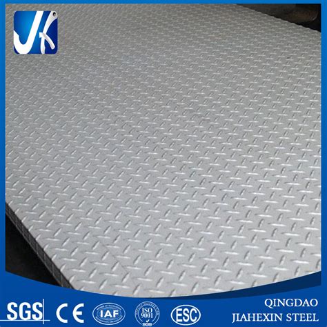 Ms Mild Steel Checkered Steel Plate 2mm Thickness Checkered Steel