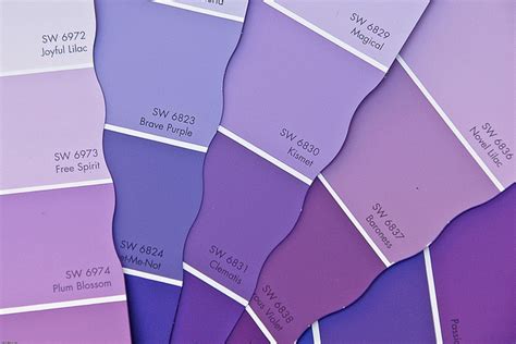 Purple paint samples | Purple, Purple, Purple and more Purple | Pinte…