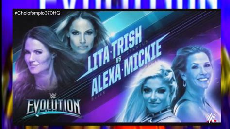 Wwe Evolution 2018 Match Card Youtube