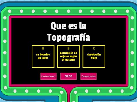 Textos Descriptivos Gameshow Quiz