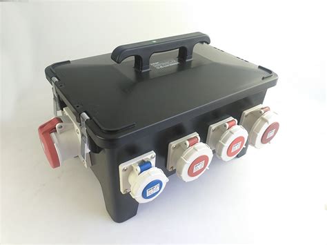 Movable 36 Poles Temporary Power Supply Boxes Ip66 Weather Resistance