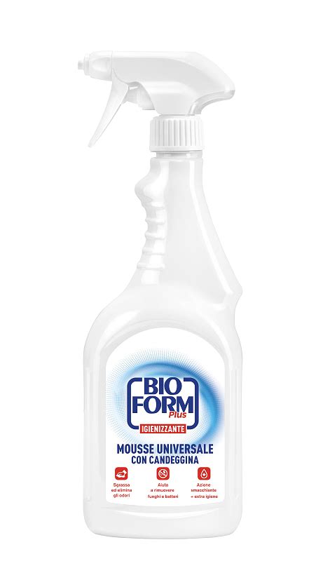 Bioform Plus Sprej Mousse Universale Con Candeggina Biochimica