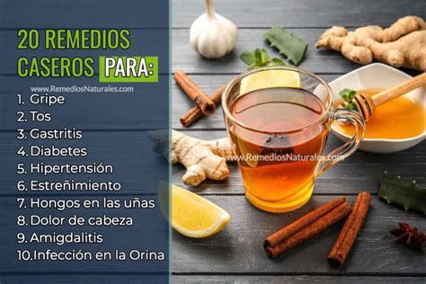 Remedios Caseros Para Gripe Tos Gastritis Amigdalitis Diabetes