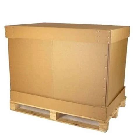 Triple Wall 7 Ply Rectangular Heavy Duty Industrial Corrugated Box At