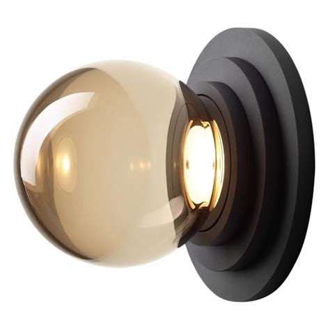 Black Stratos Mini Ball Wall Light By Dechem Studio For Sale At 1stdibs