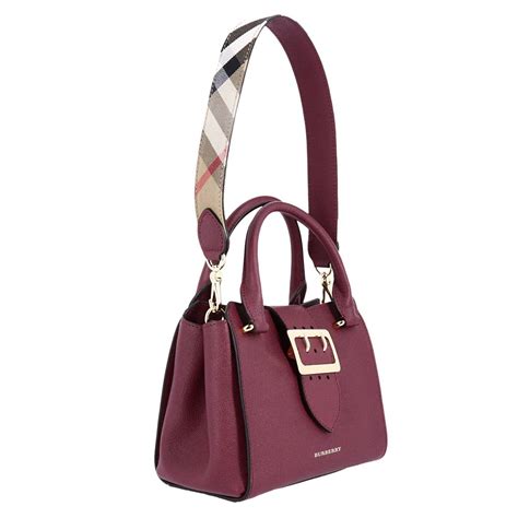 Burberry Outlet Shoulder Bag Women Handbag Burberry Women Burgundy