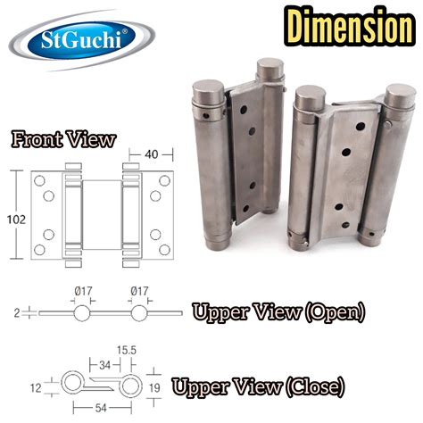 St Guchi Inch Super Heavy Duty Stainless Steel Ss Double Action