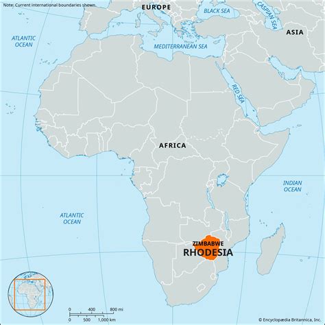 Rhodesia Africa Map Independence And Facts Britannica