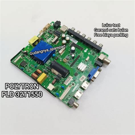 Jual MAINBOARD POLYTRON PLD 32T1550 PLD32T1550 MB MOBO MODUL MESIN TV