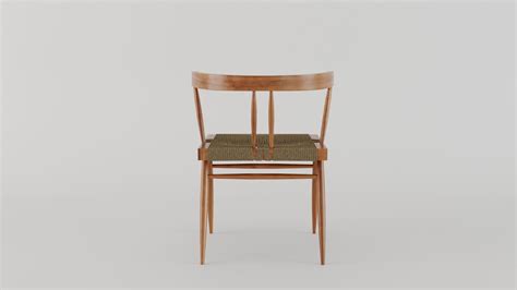 George Nakashima Grass Seated Chair D Model Cgtrader