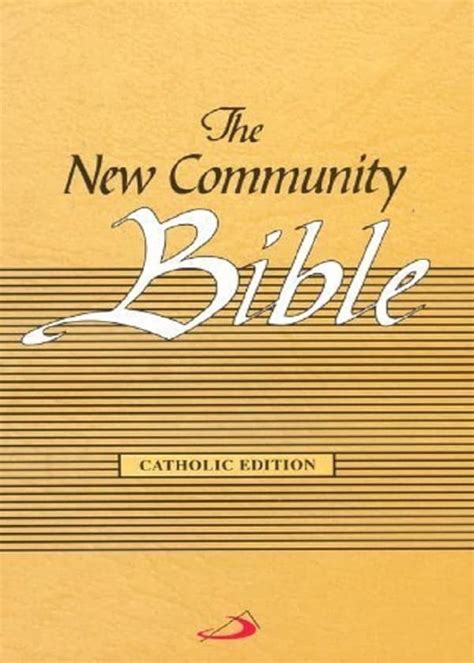 The New Community Bible Sunshine Bookseller