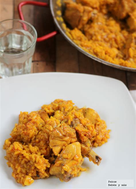 Paella Sencilla De Pollo Y Conejo Receta Familiar