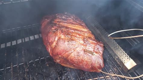 First Time Using Pellet Grill To Smoke Boston Butt For Pulled Pork Almost 12 Hours Youtube