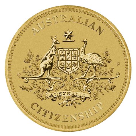 2023 $1 Australian Citizenship Coin in Card - Aussie Coins and Notes