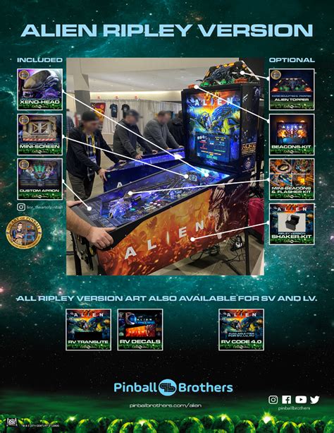 Alien Ellen Ripley Version New York Pinball