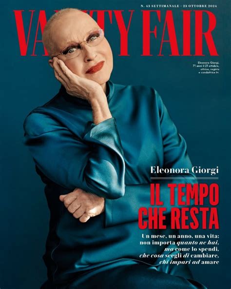 Ora Sono Libera Eleonora Giorgi Posa In Copertina Senza Capelli E