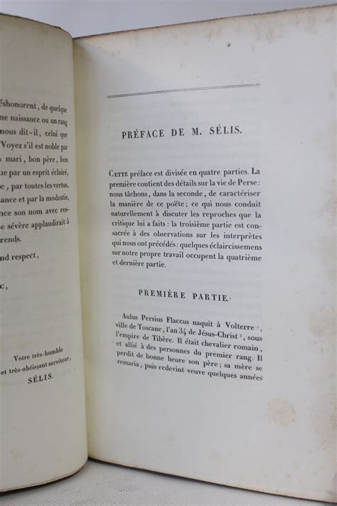 Perse Satires De Perse Traduites En Fran Ais Par S Lis Edition