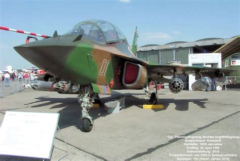 Jakowlew Jak 130 Strahltrainer Der Russischen Luftwaffe