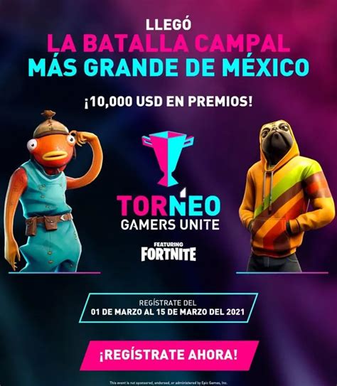 Gamers Unite Presenta Su Er Torneo De Fortnite Pasionmovil