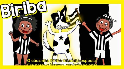 C Ozinho Biriba M Sica Infantil Do Botafogo Desenho Animado De