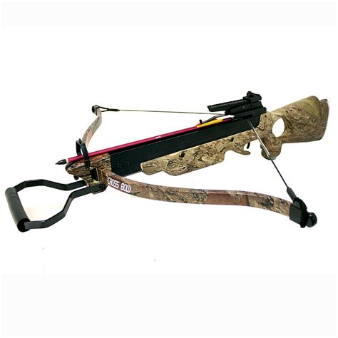 Man Kung 150lb Camo Plastic Stock Recurve Rifle Crossbow Open Box