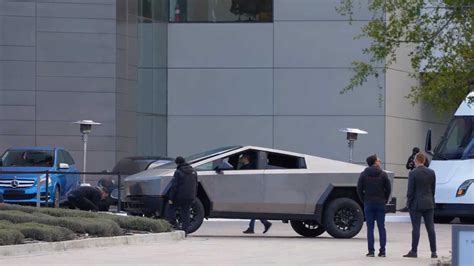 Watch The Cybertruck Go Off Road At Teslas Engineering Hq