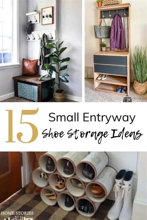 15 Genius Small Entryway Shoe Storage Ideas - Making Manzanita ...