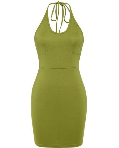 Halter Corset Dresses For Women Up To Off Lyst