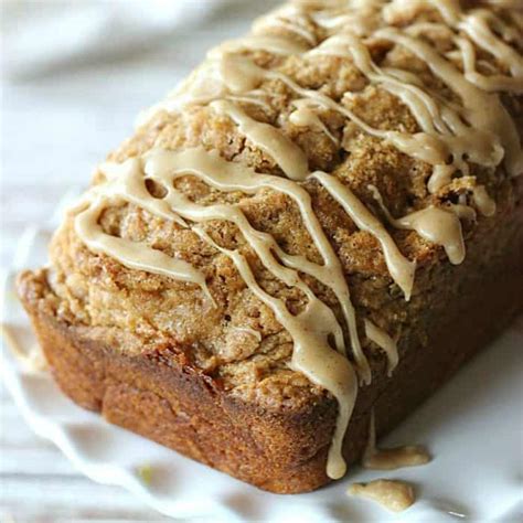 Cinnamon Streusel Pumpkin Bread With Maple Glaze Belle Of The Kitchen