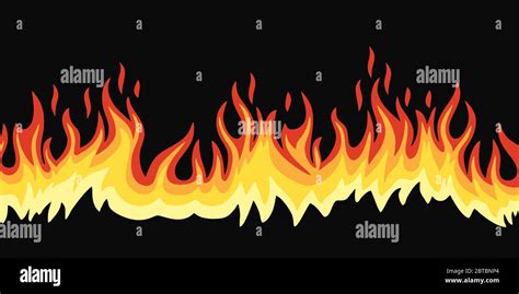 Abstract Flame Fire Image Element Concept Vector Graphic Design