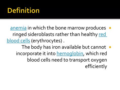 Sideroblastic Anemia Ppt